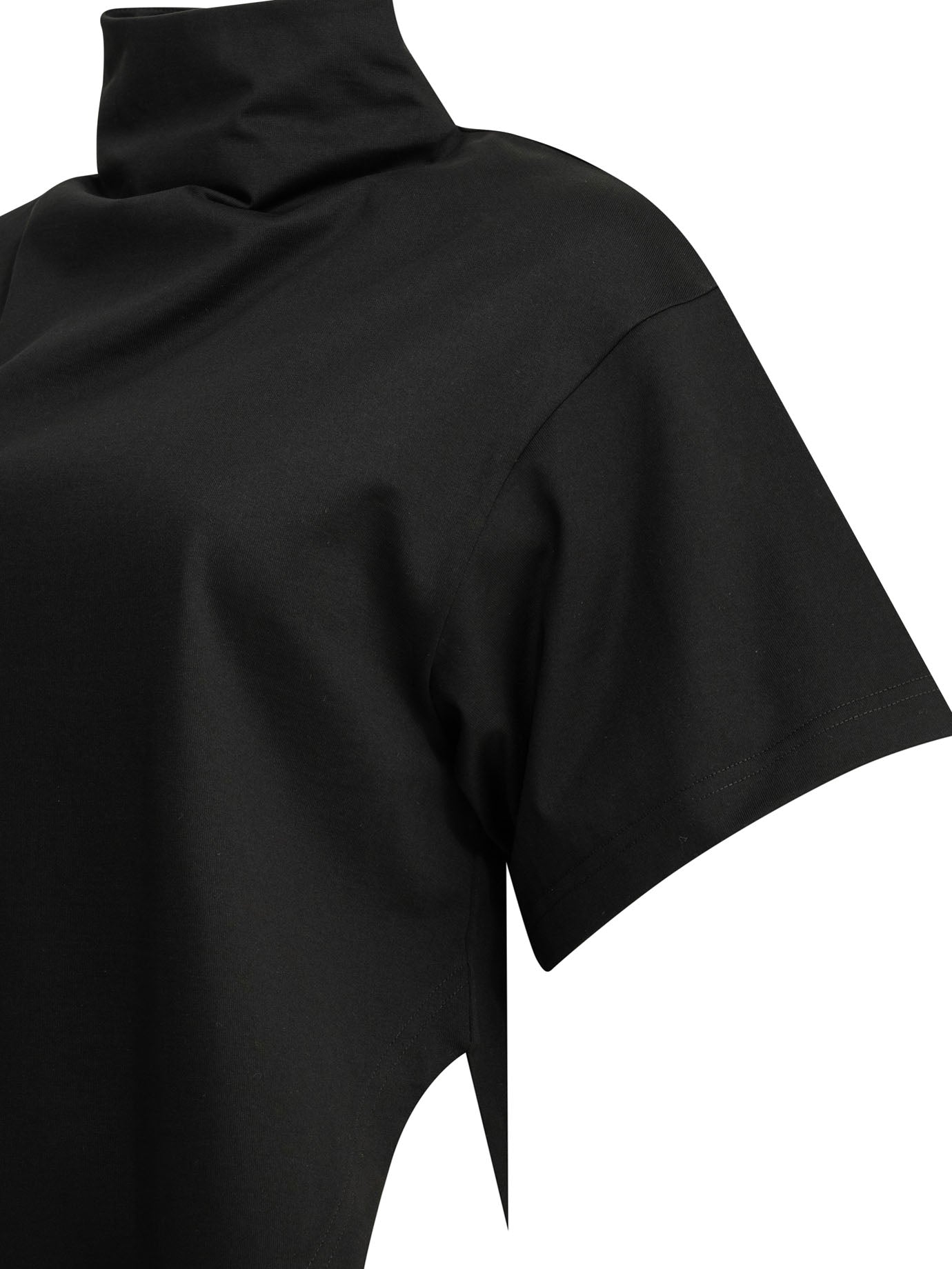 Alaïa "Triangle" Mock Neck T Shirt