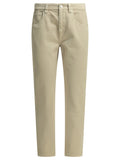 Brunello Cucinelli "Straight Shiny Bartck" Straight Leg Jeans