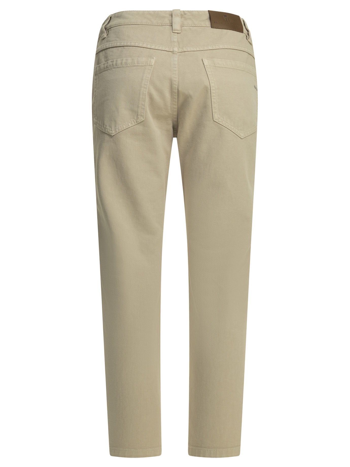 Brunello Cucinelli "Straight Shiny Bartck" Straight Leg Jeans