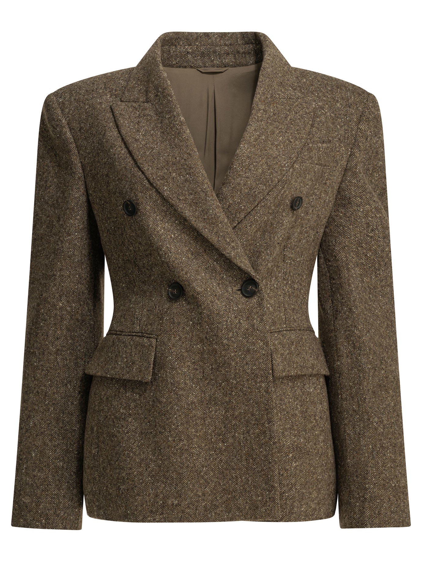 Brunello Cucinelli Double Breasted Wool Blazer