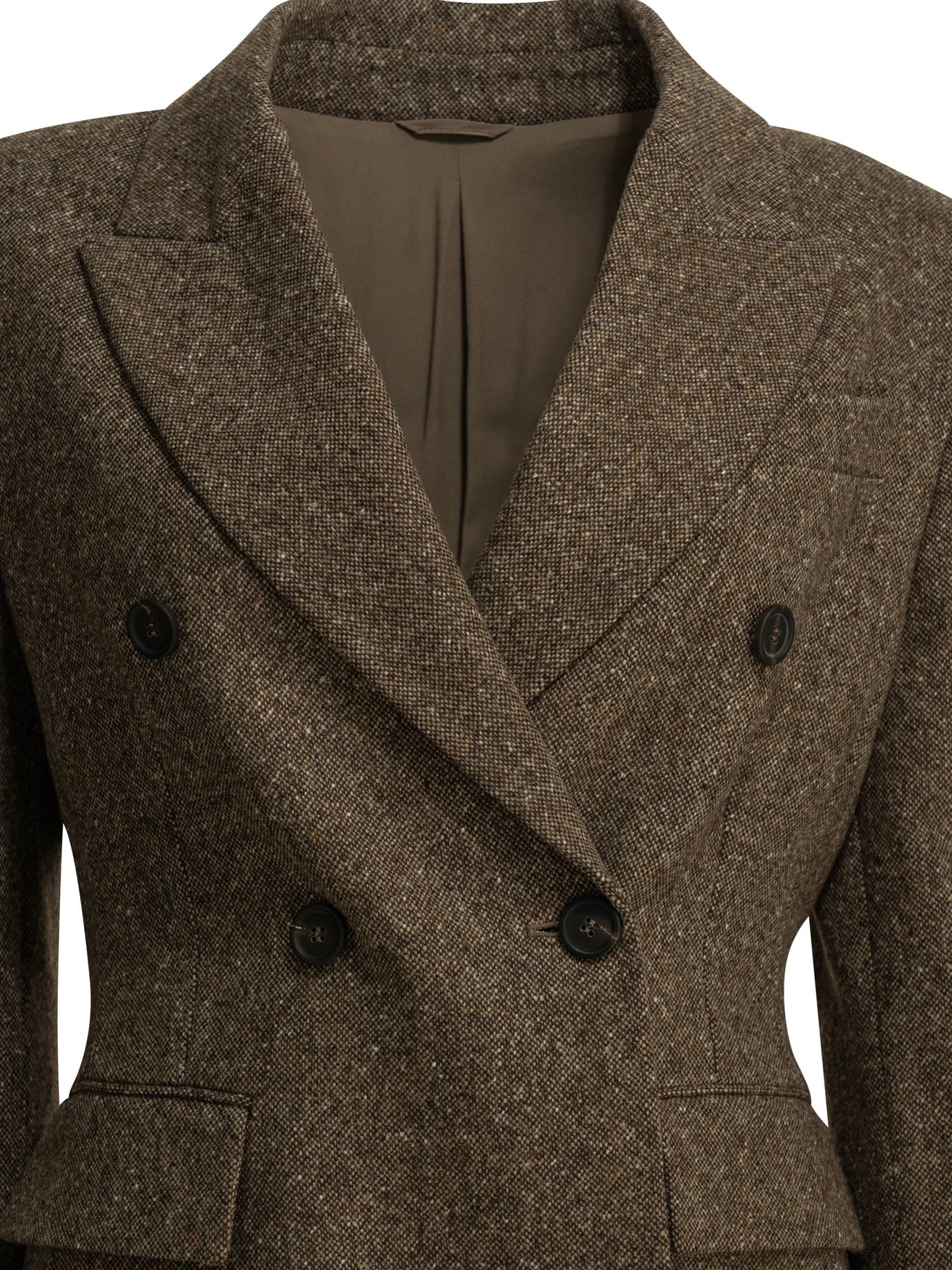 Brunello Cucinelli Double Breasted Wool Blazer