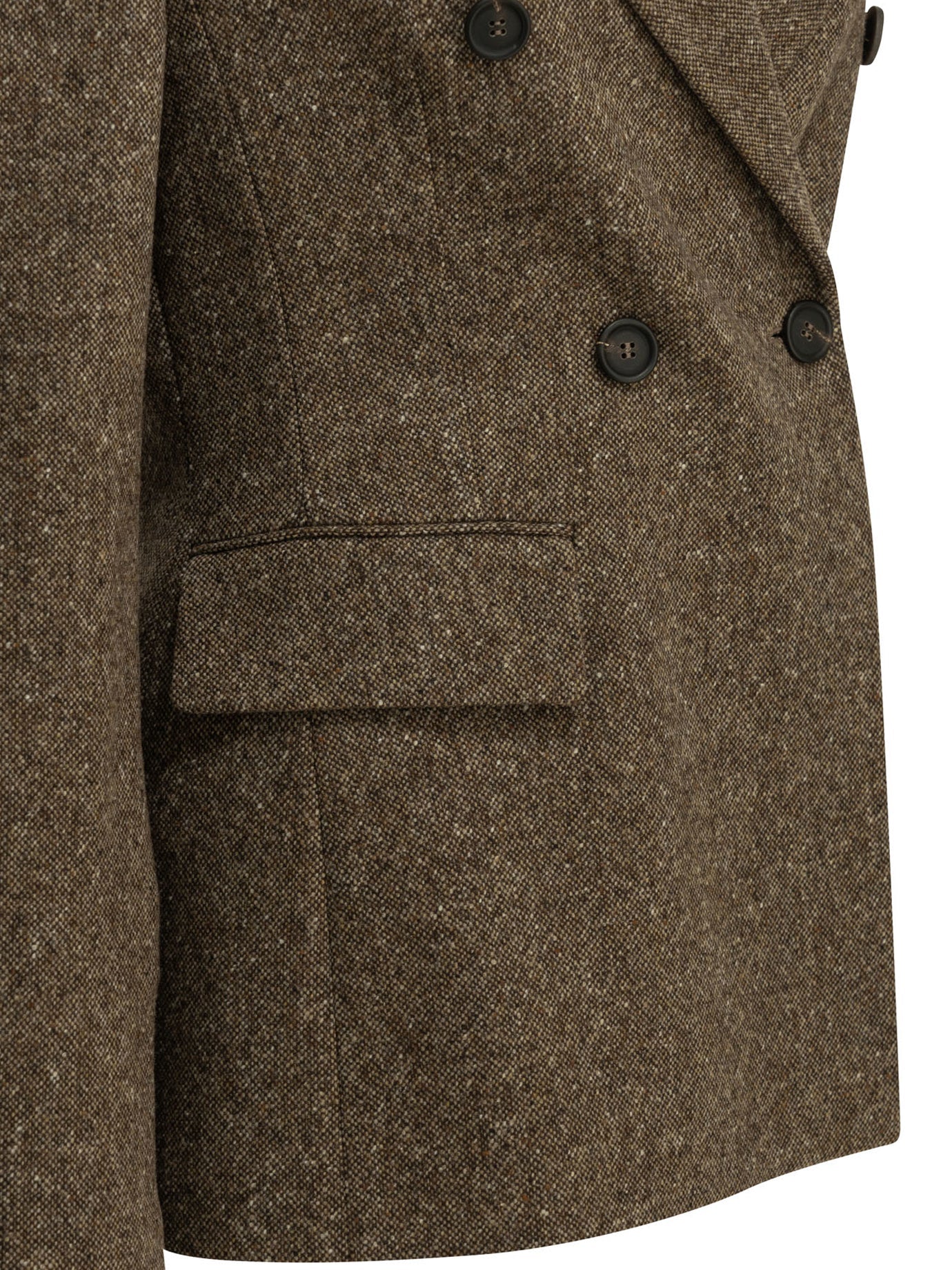 Brunello Cucinelli Double Breasted Wool Blazer