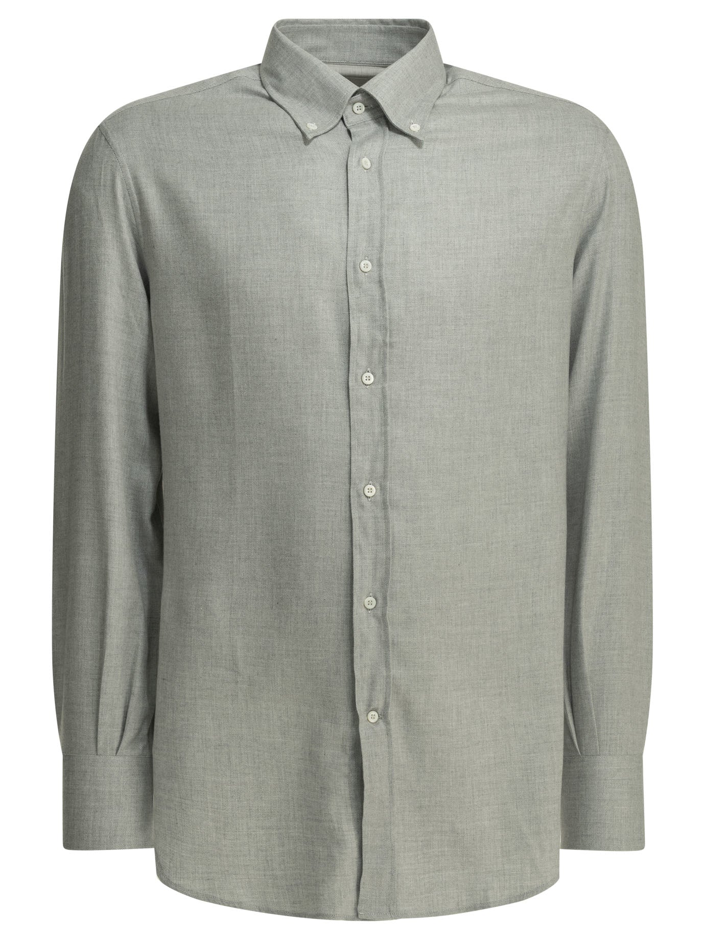 Brunello Cucinelli Casual Cotton Flannel Shirt