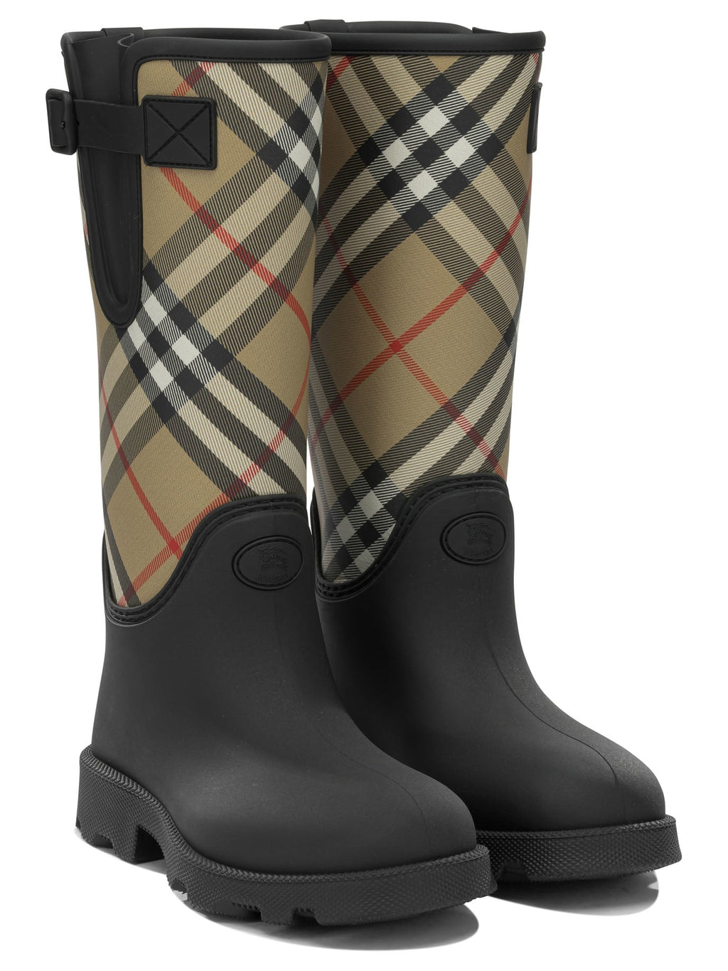 Burberry "Marsh Stamp High" Rain Boots