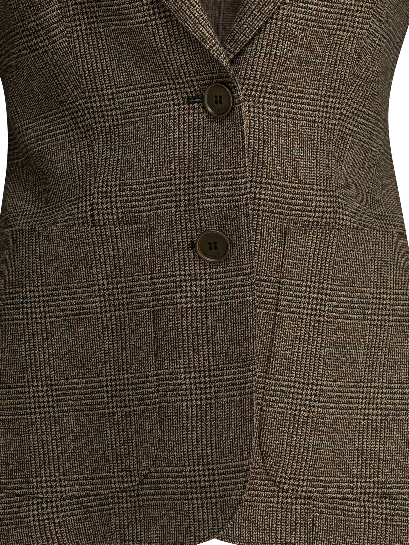 Burberry Wool And Linen Blend Blazer