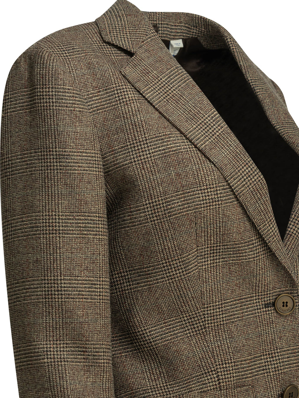 Burberry Wool And Linen Blend Blazer