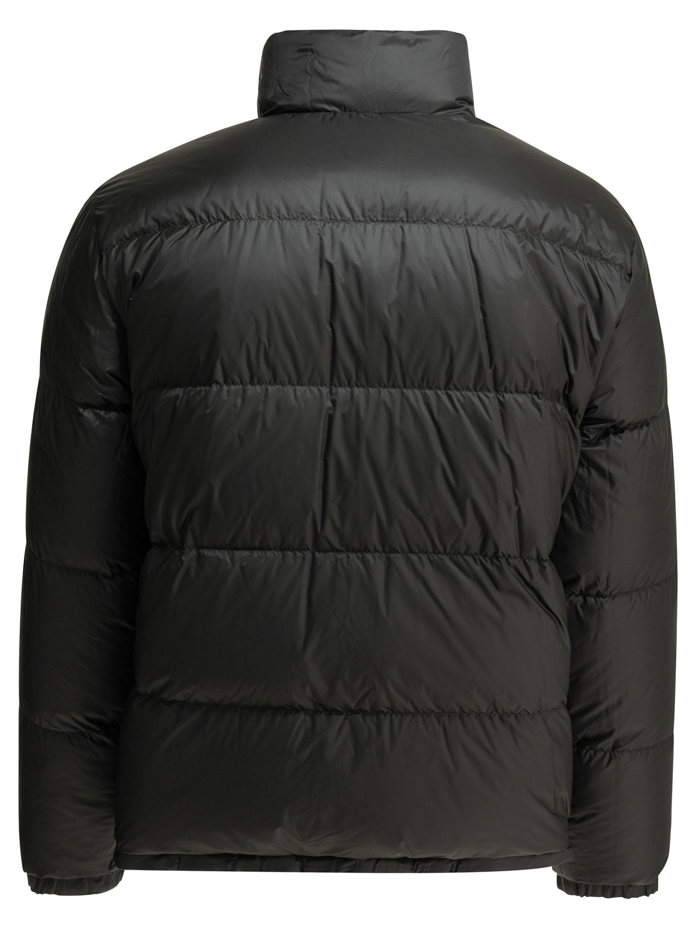 Burberry "Snowdon Check Reversible" Short Down Jacket