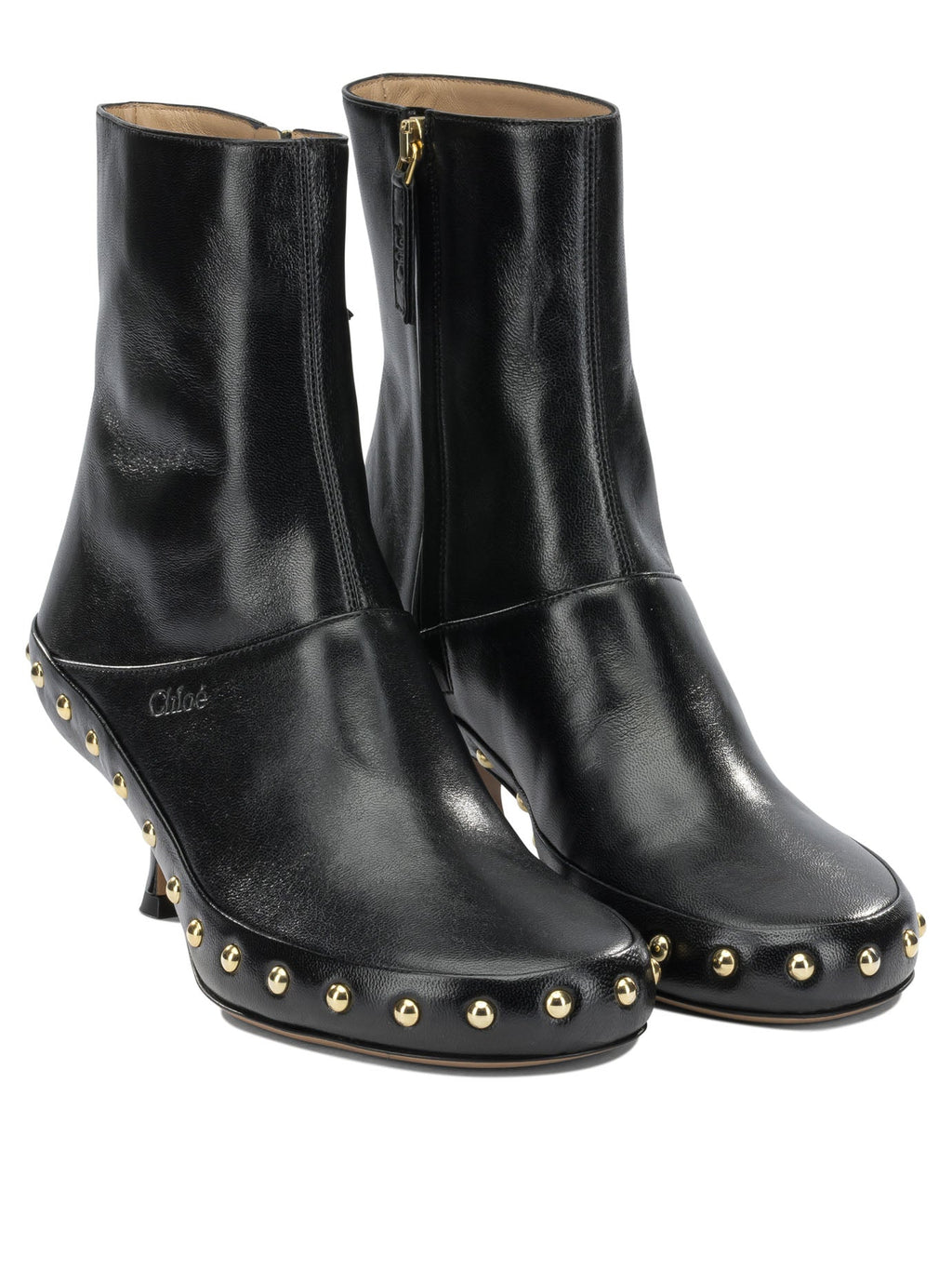 Chloé "Junie" Zippered Ankle Boots
