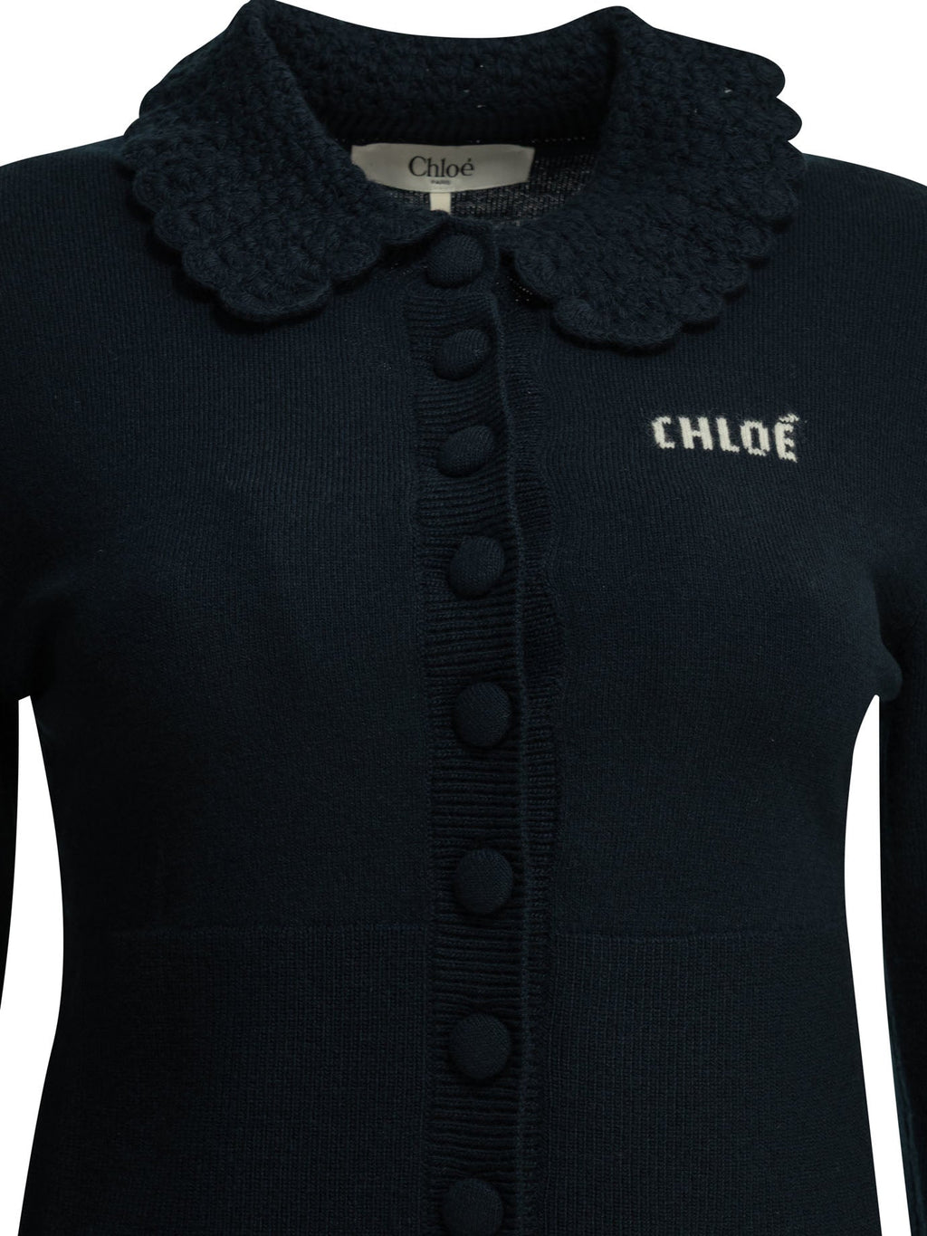 Chloé Polo Sweater With Logo