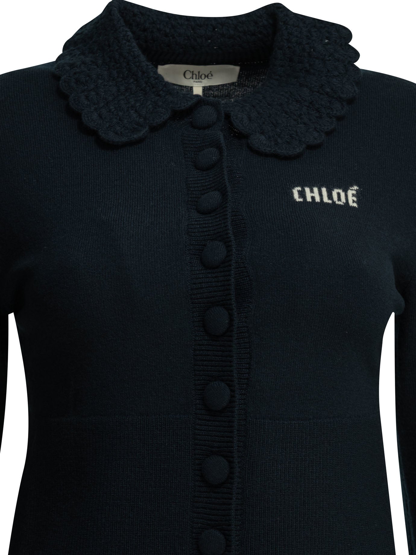 Chloé Polo Sweater With Logo