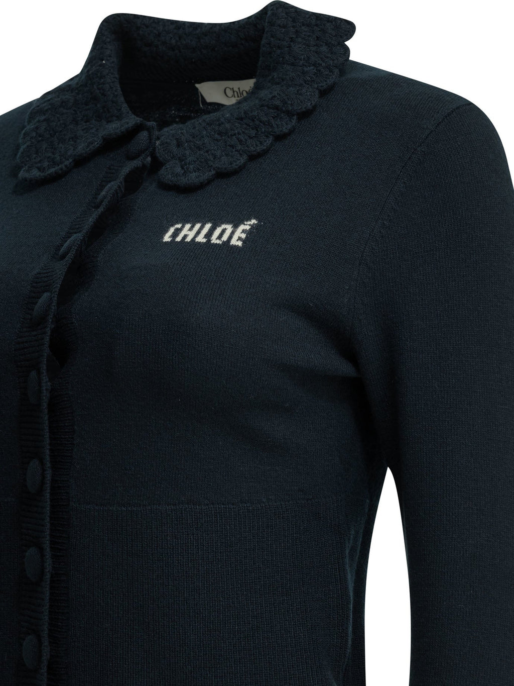 Chloé Polo Sweater With Logo