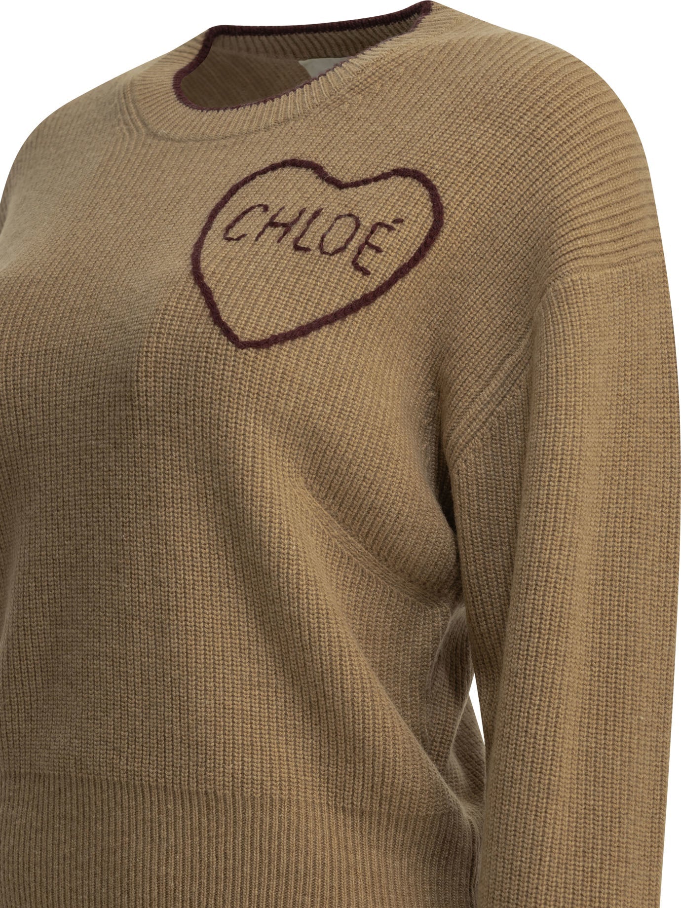 Chloé Crew Neck Sweater Made Of Wool And Cashmere