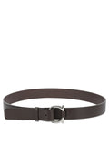 Ferragamo "Gancini" Leather Belt