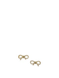 Ferragamo Bow Earrings With Rhinestones