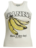 Ganni "Banana" Tank Top
