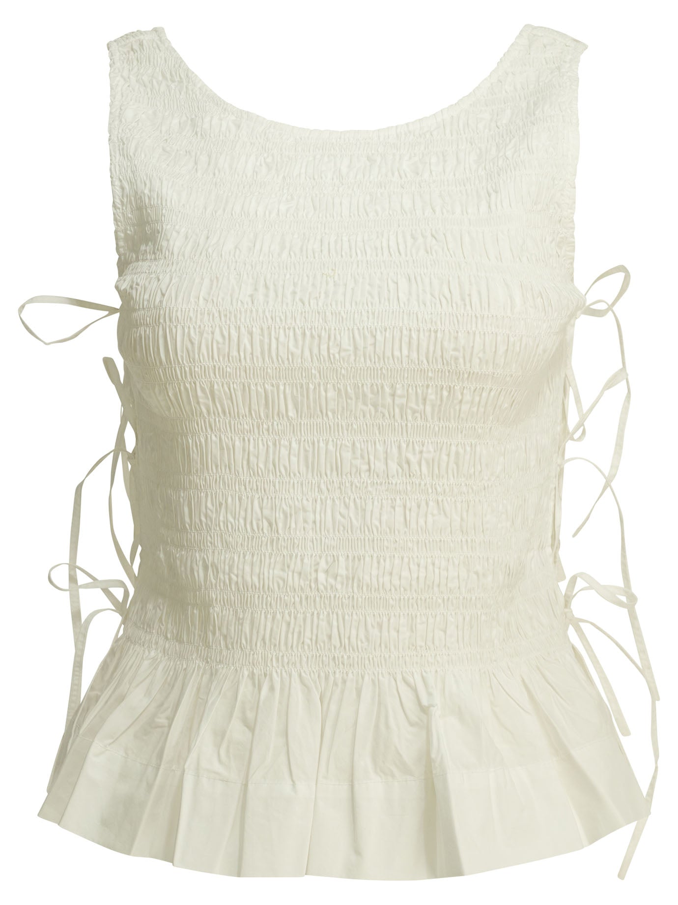 Ganni Casual Pleated Top