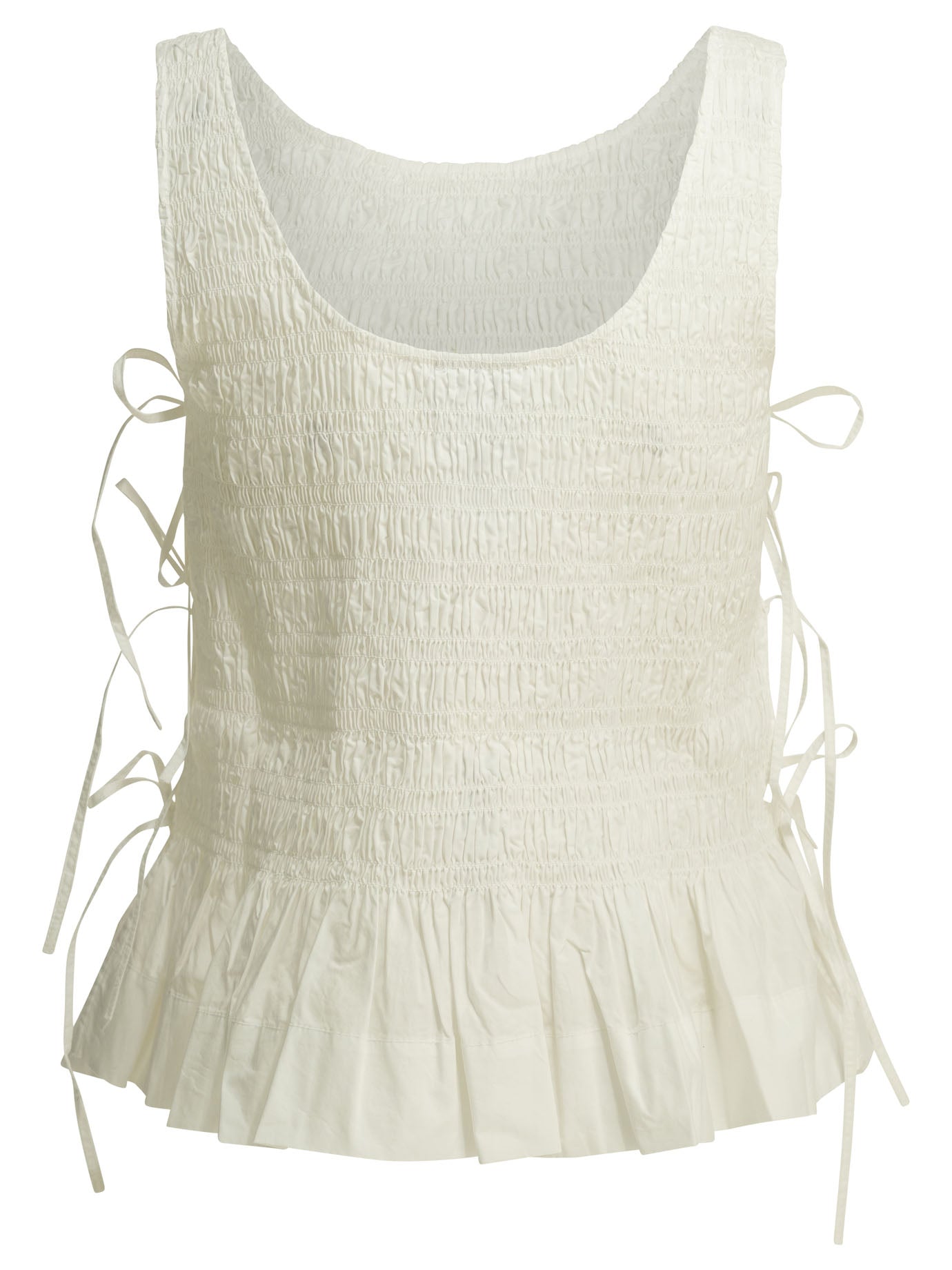 Ganni Casual Pleated Top