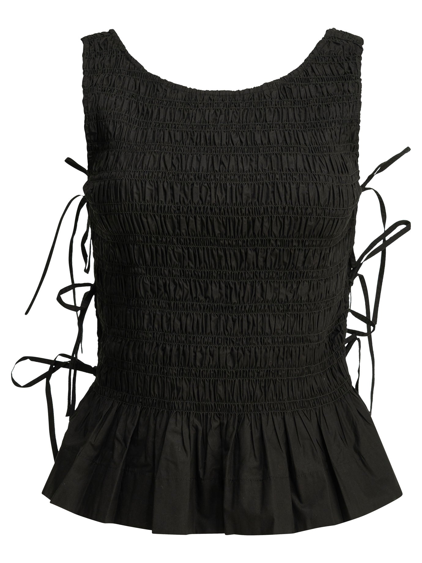 Ganni Casual Pleated Top