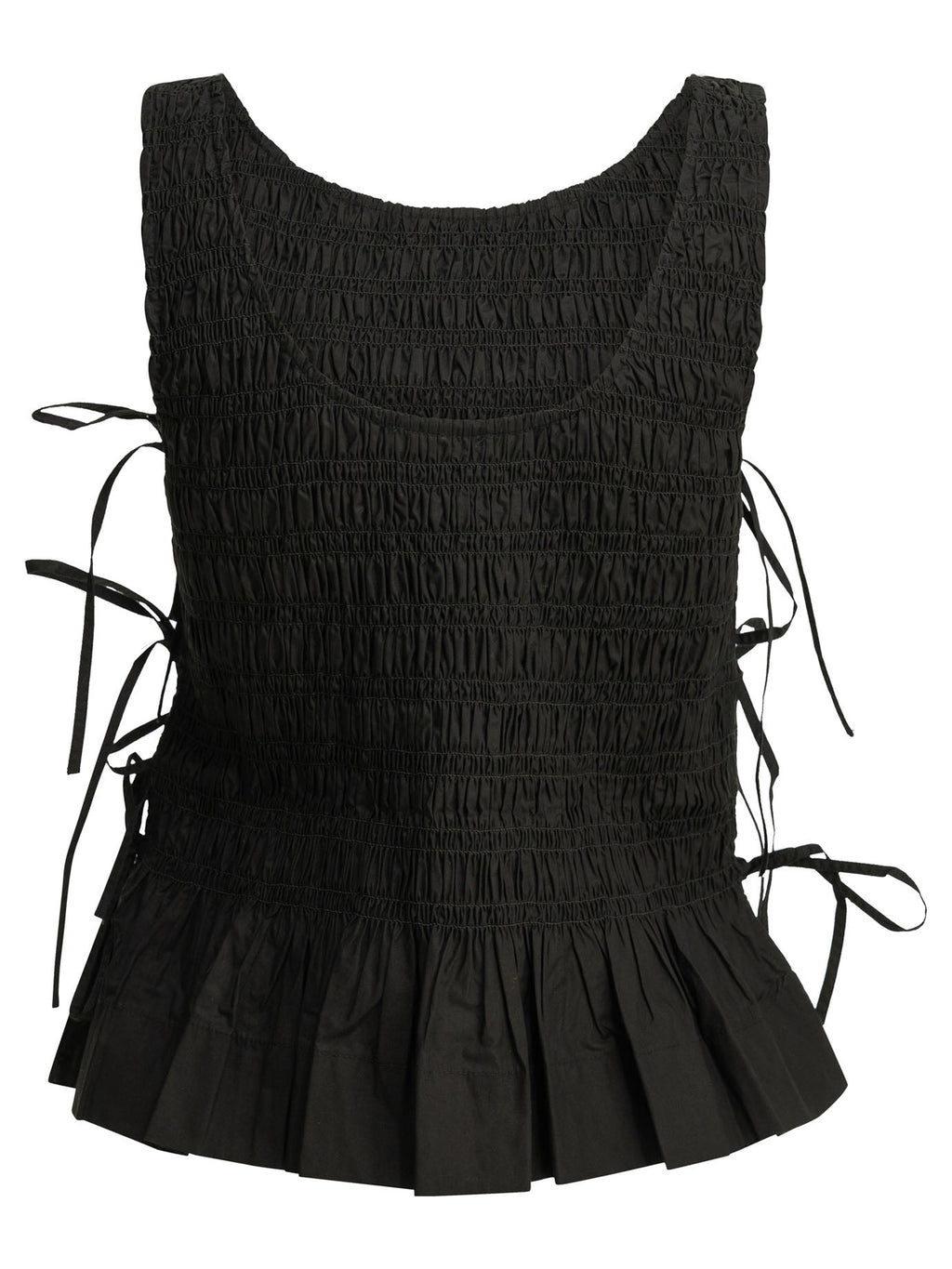 Ganni Casual Pleated Top