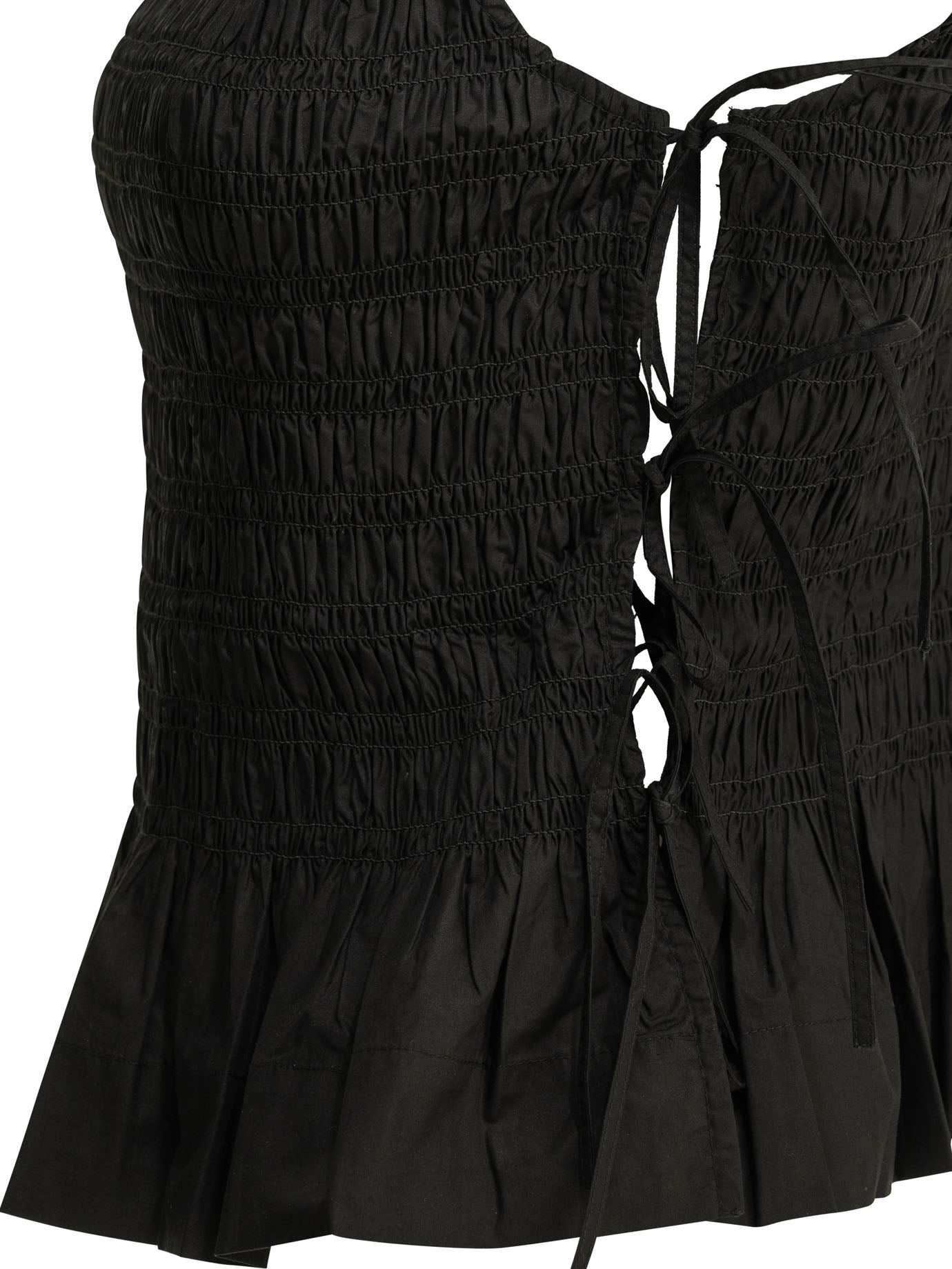 Ganni Casual Pleated Top