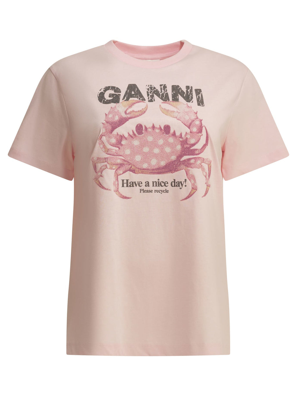 Ganni "Crab" Crewneck T Shirt