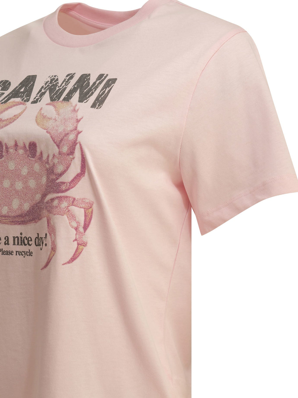 Ganni "Crab" Crewneck T Shirt
