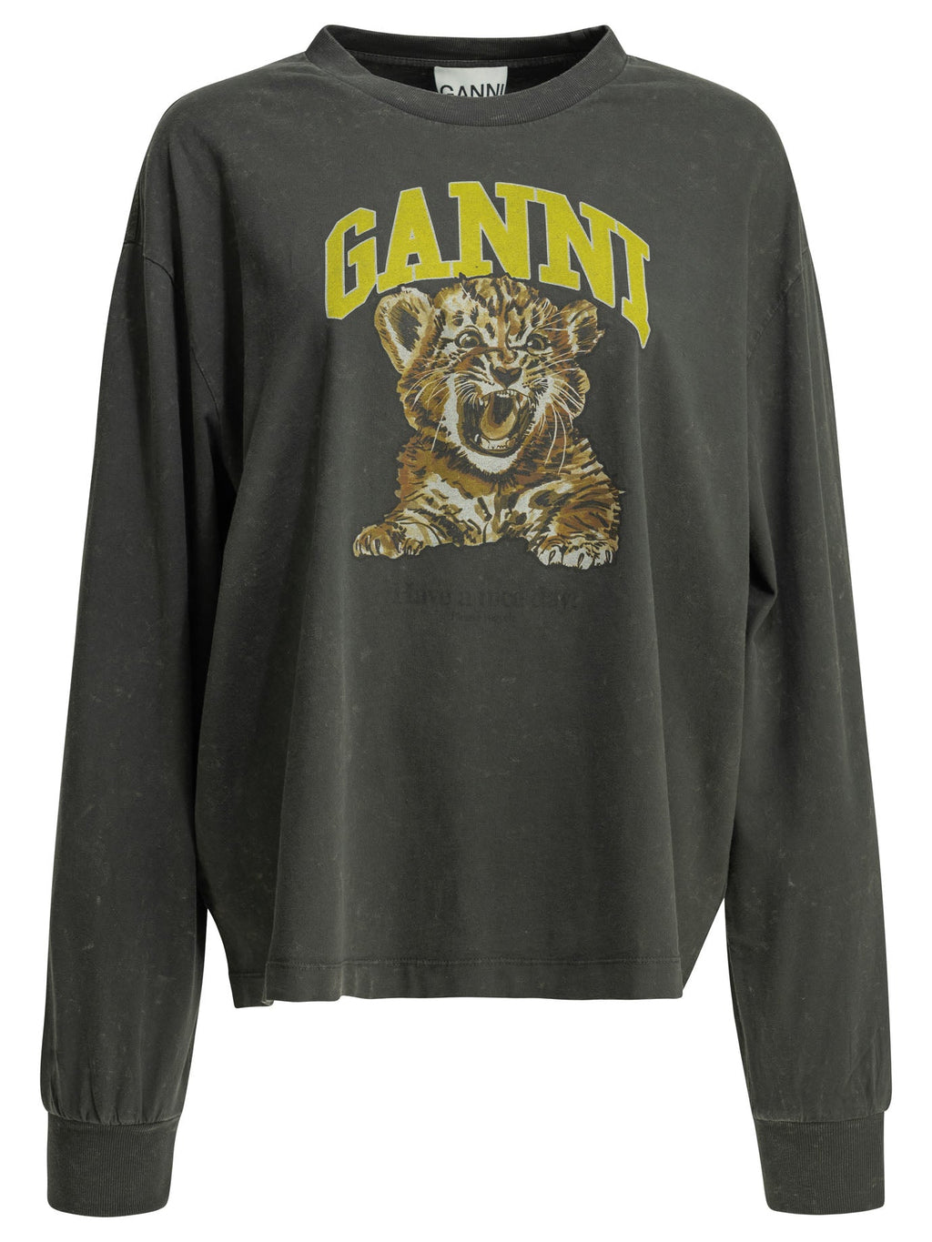 Ganni "Tiger" Crewneck T Shirt