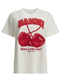 Ganni "Cherries" Crewneck T Shirt