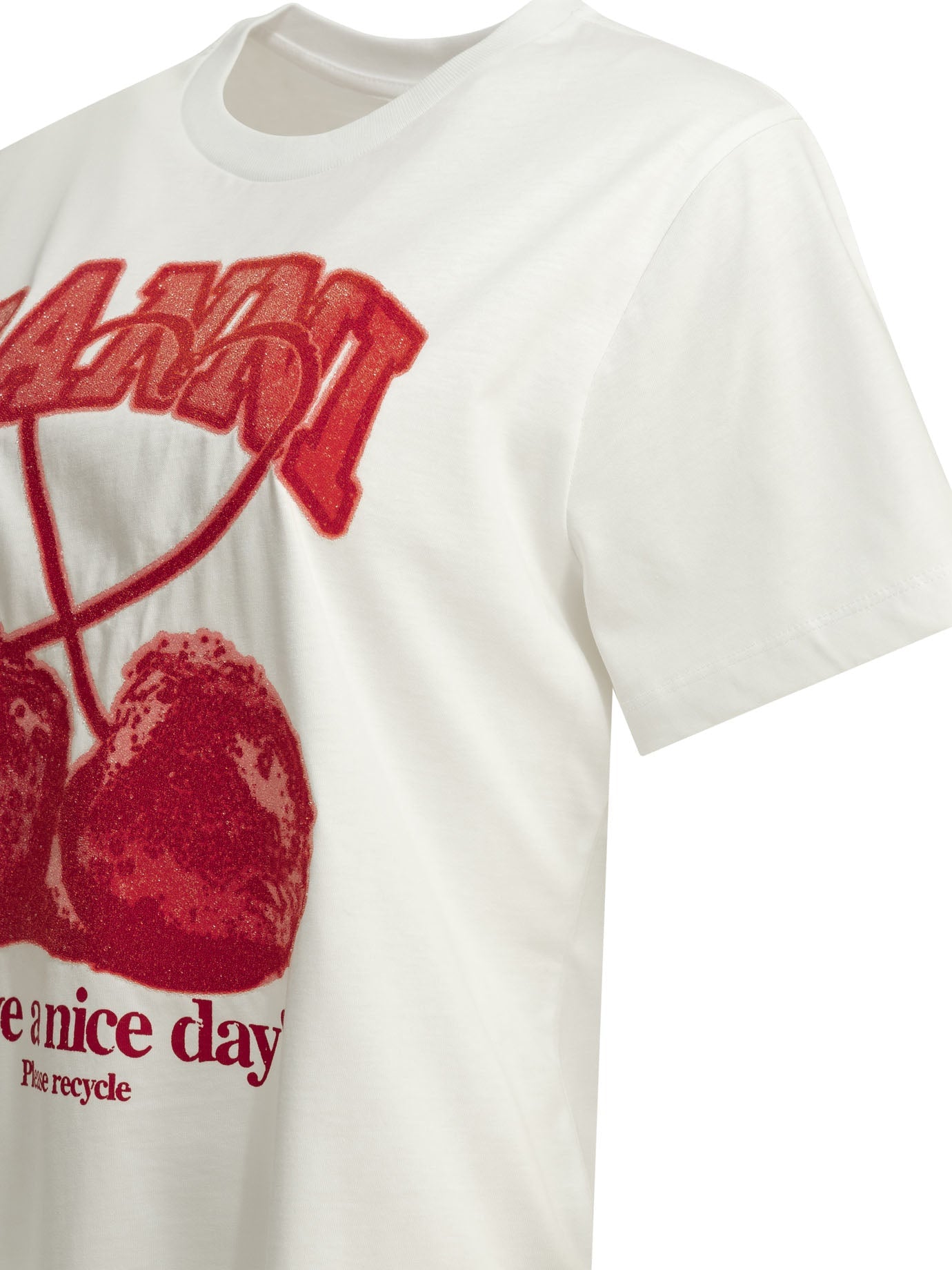 Ganni "Cherries" Crewneck T Shirt