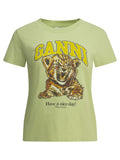 Ganni "Baby Tiger" Crewneck T Shirt