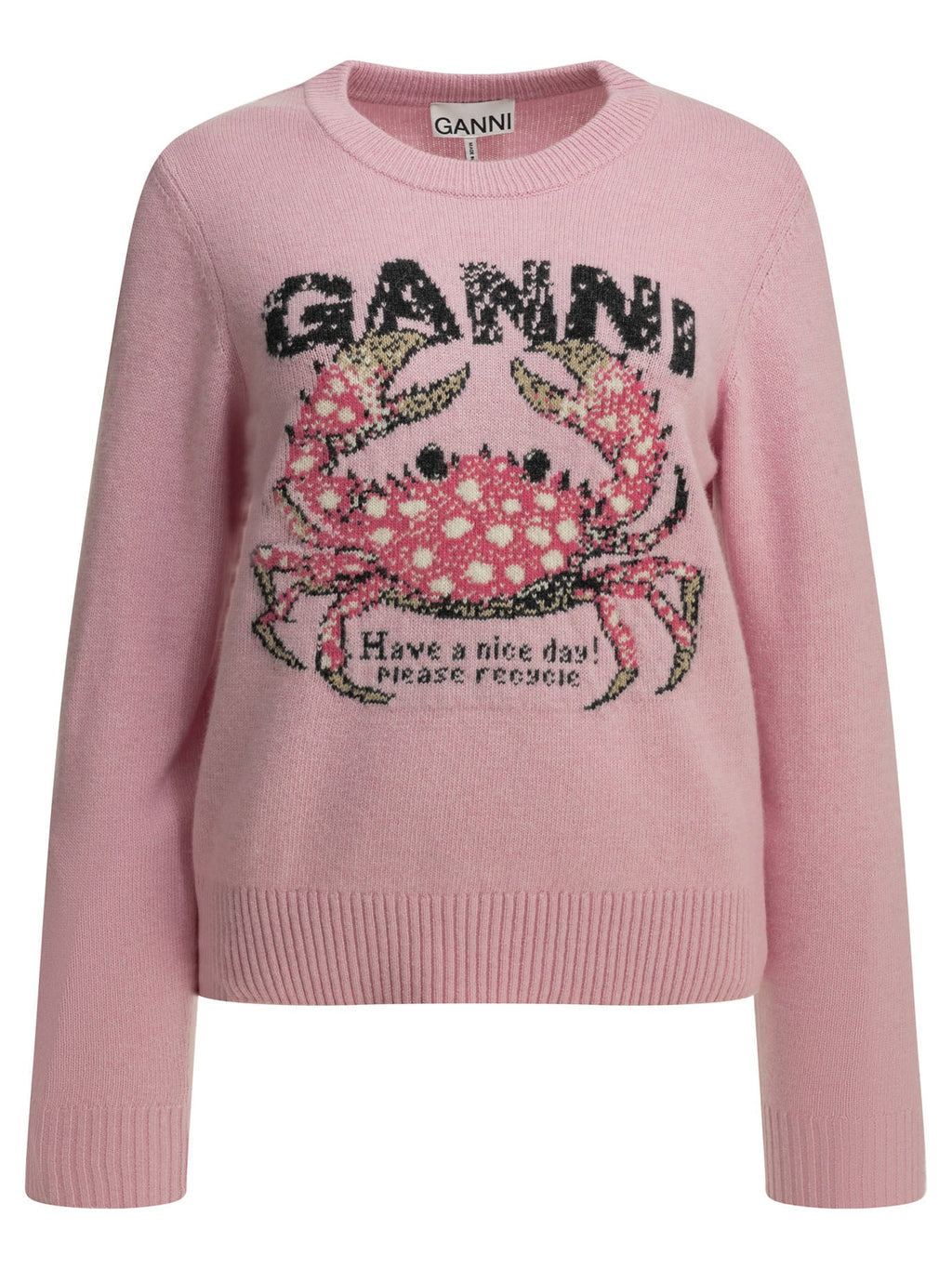 Ganni "Crab" Crewneck Sweater