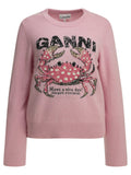 Ganni "Crab" Crewneck Sweater