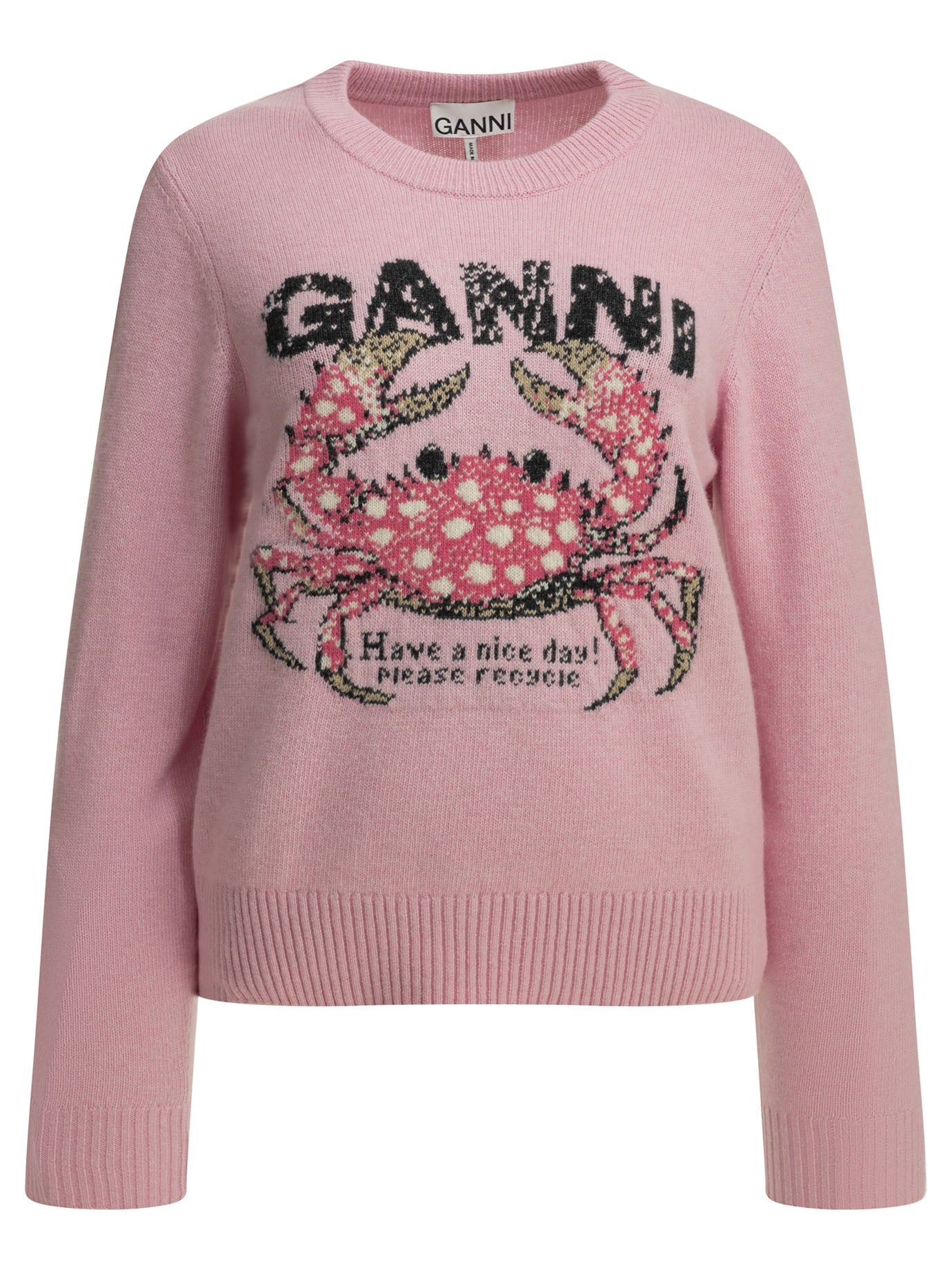 Ganni "Crab" Crewneck Sweater