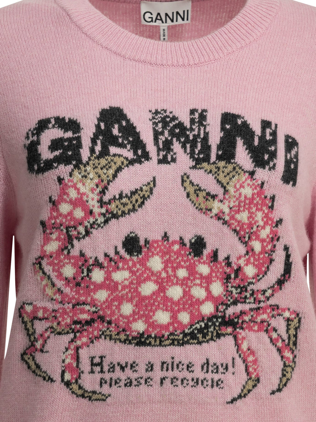 Ganni "Crab" Crewneck Sweater