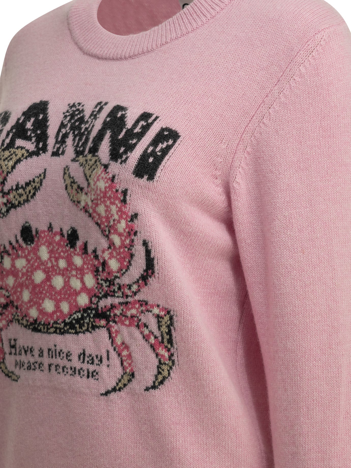 Ganni "Crab" Crewneck Sweater