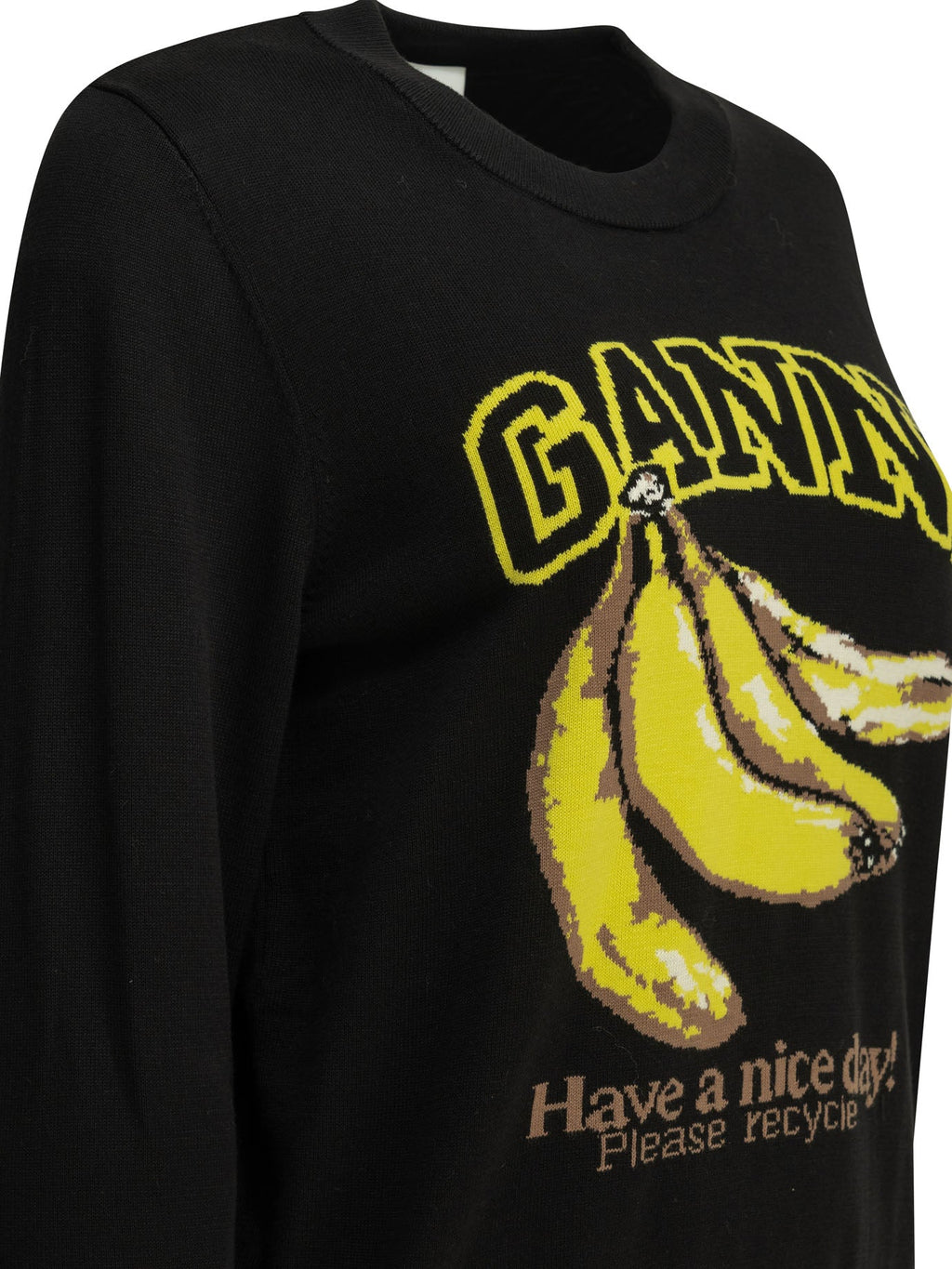 Ganni "Banana" Round Neck Sweater