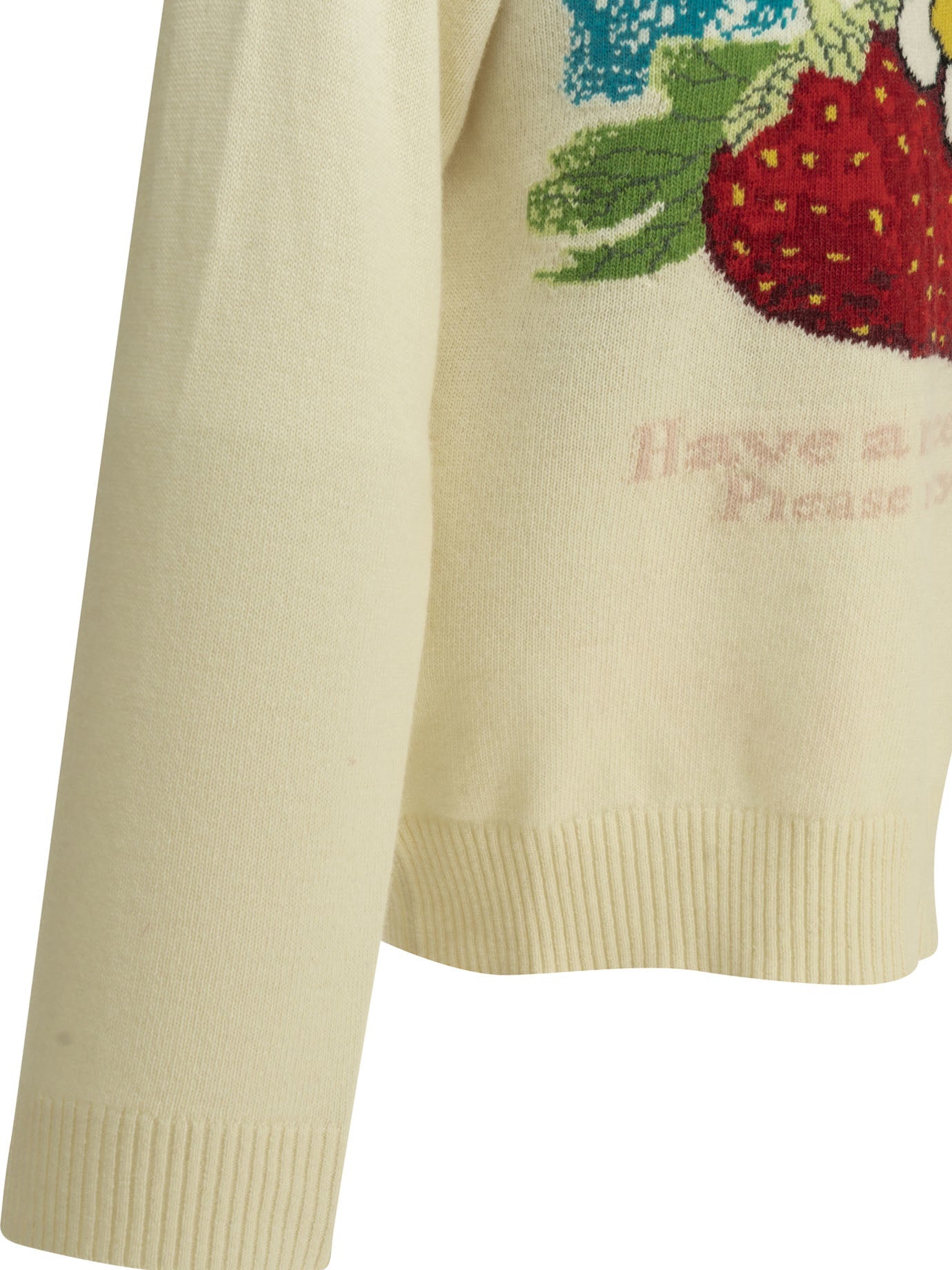 Ganni "Strawberry" Crew Neck Sweater