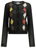 Ganni "Argyle" Cardigan
