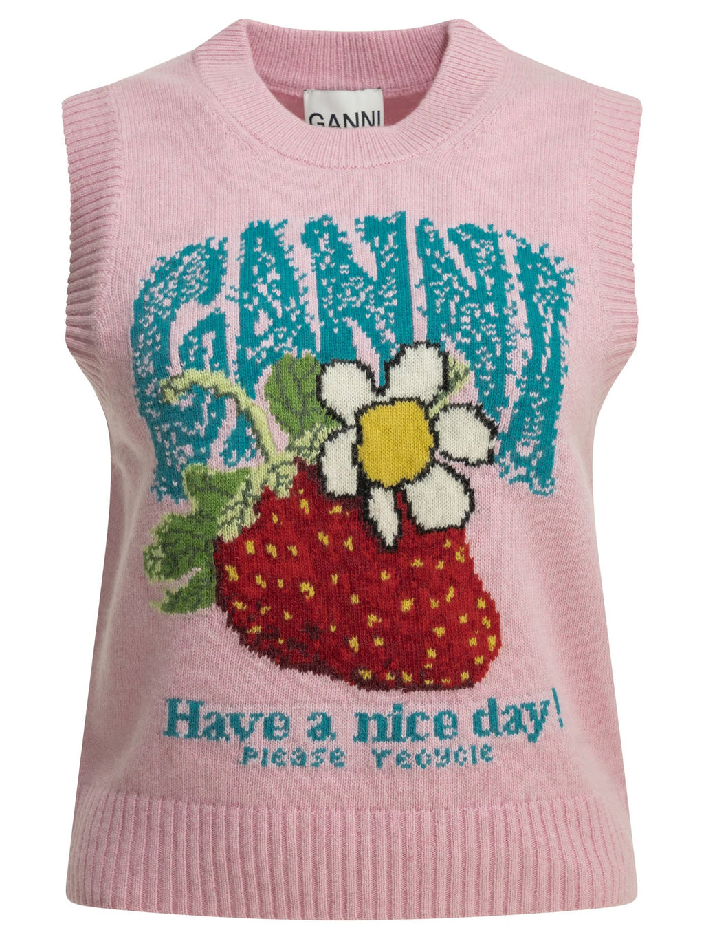 Ganni "Strawberry" Vest