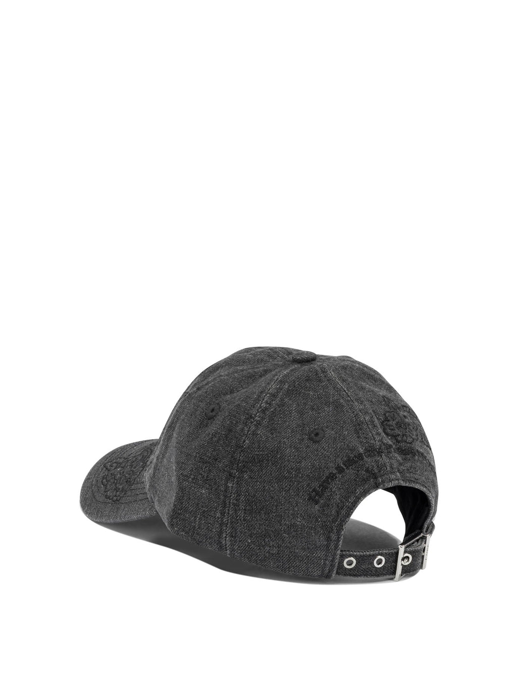 Ganni Denim Baseball Cap