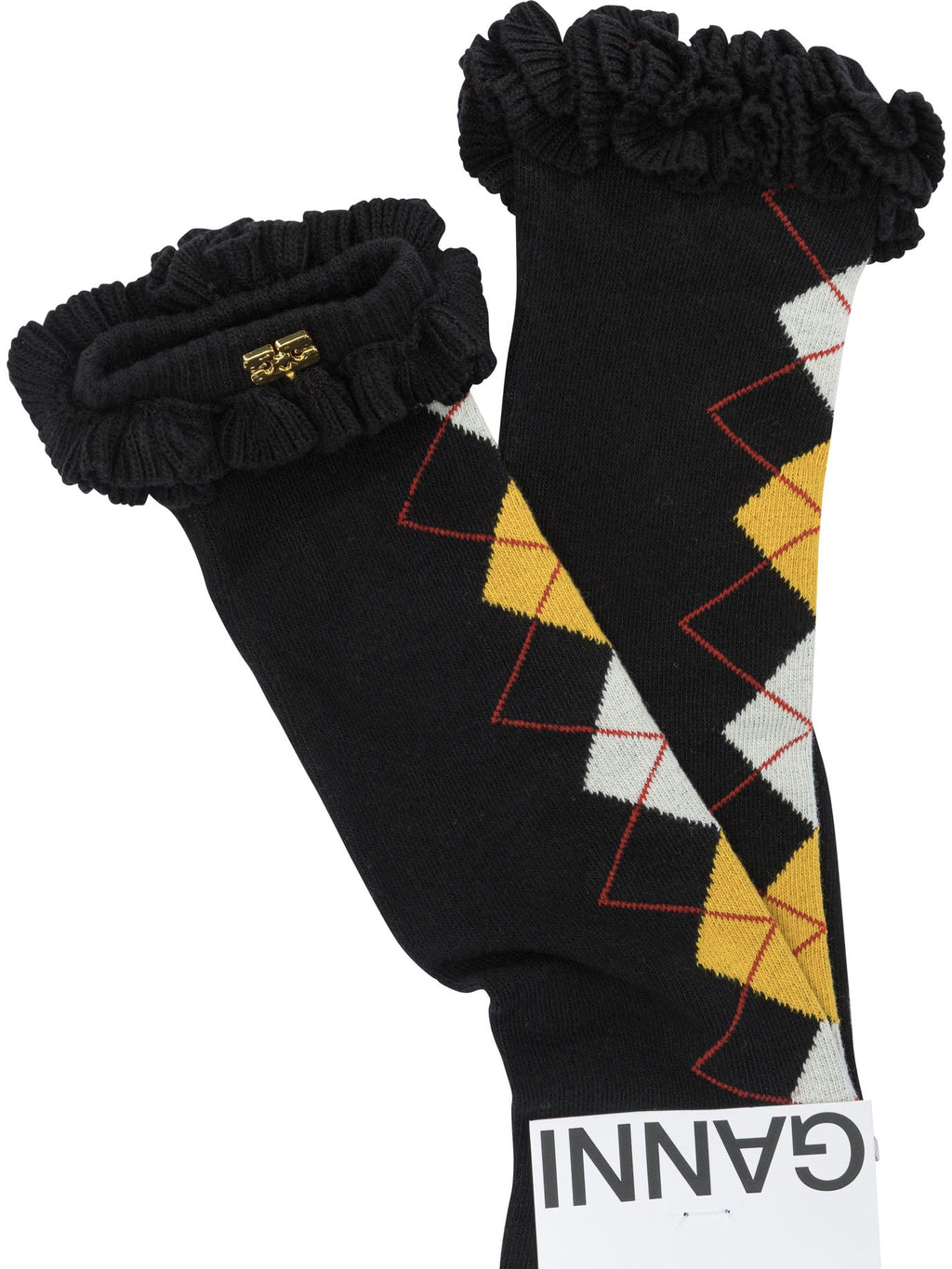 Ganni "Argyle" Classic Socks