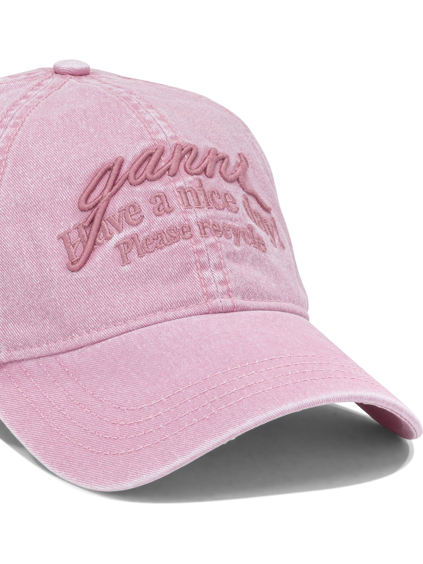 Ganni Baseball Cap With Logo
