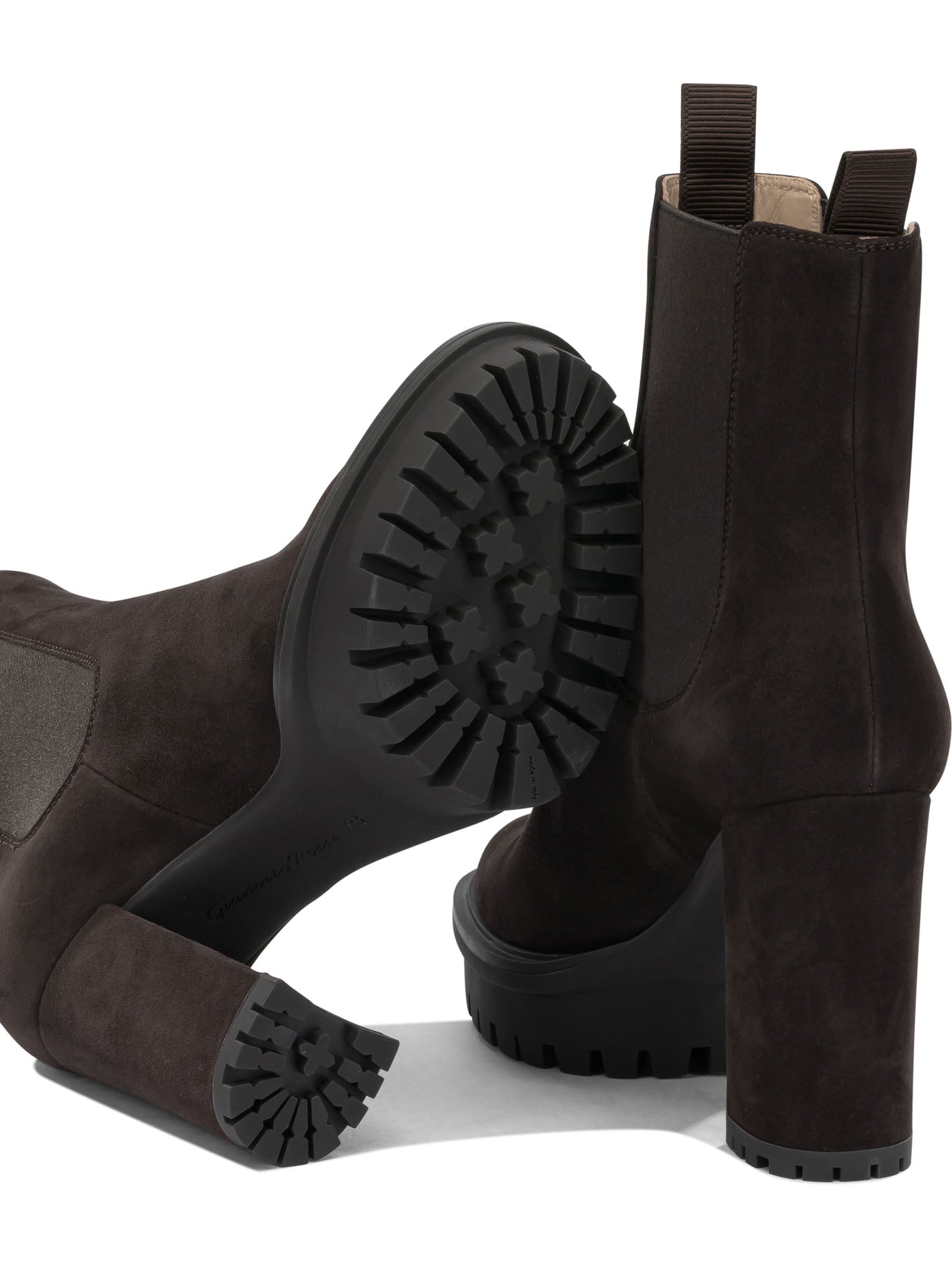 Gianvito Rossi "Barry" Pull On Ankle Boots