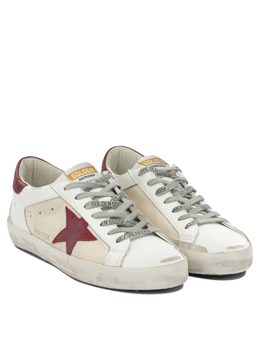 Golden Goose "Super Star Double Quarter" Low Top Sneakers