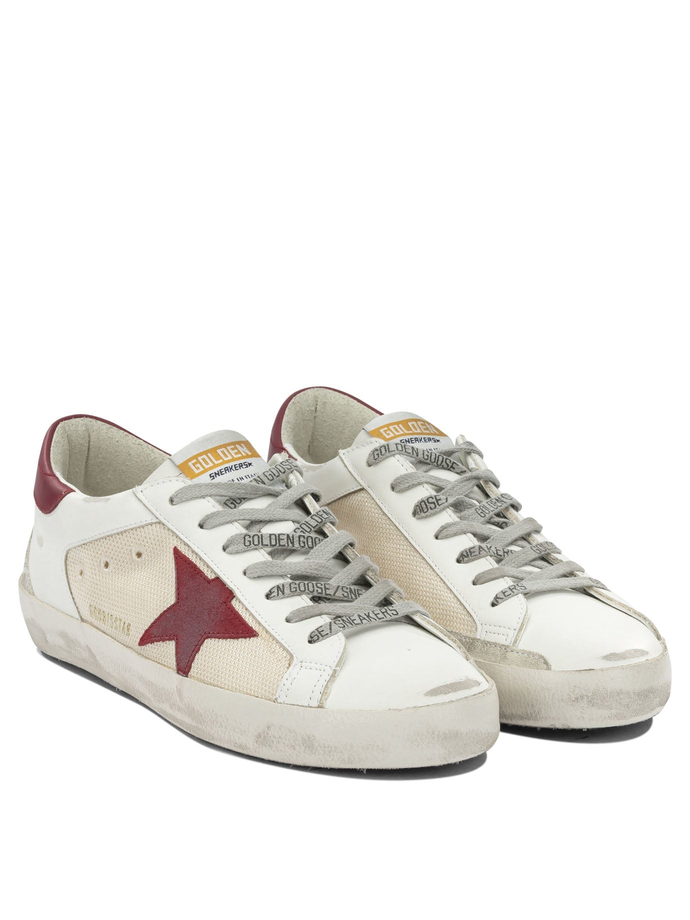 Golden Goose "Super Star Double Quarter" Low Top Sneakers