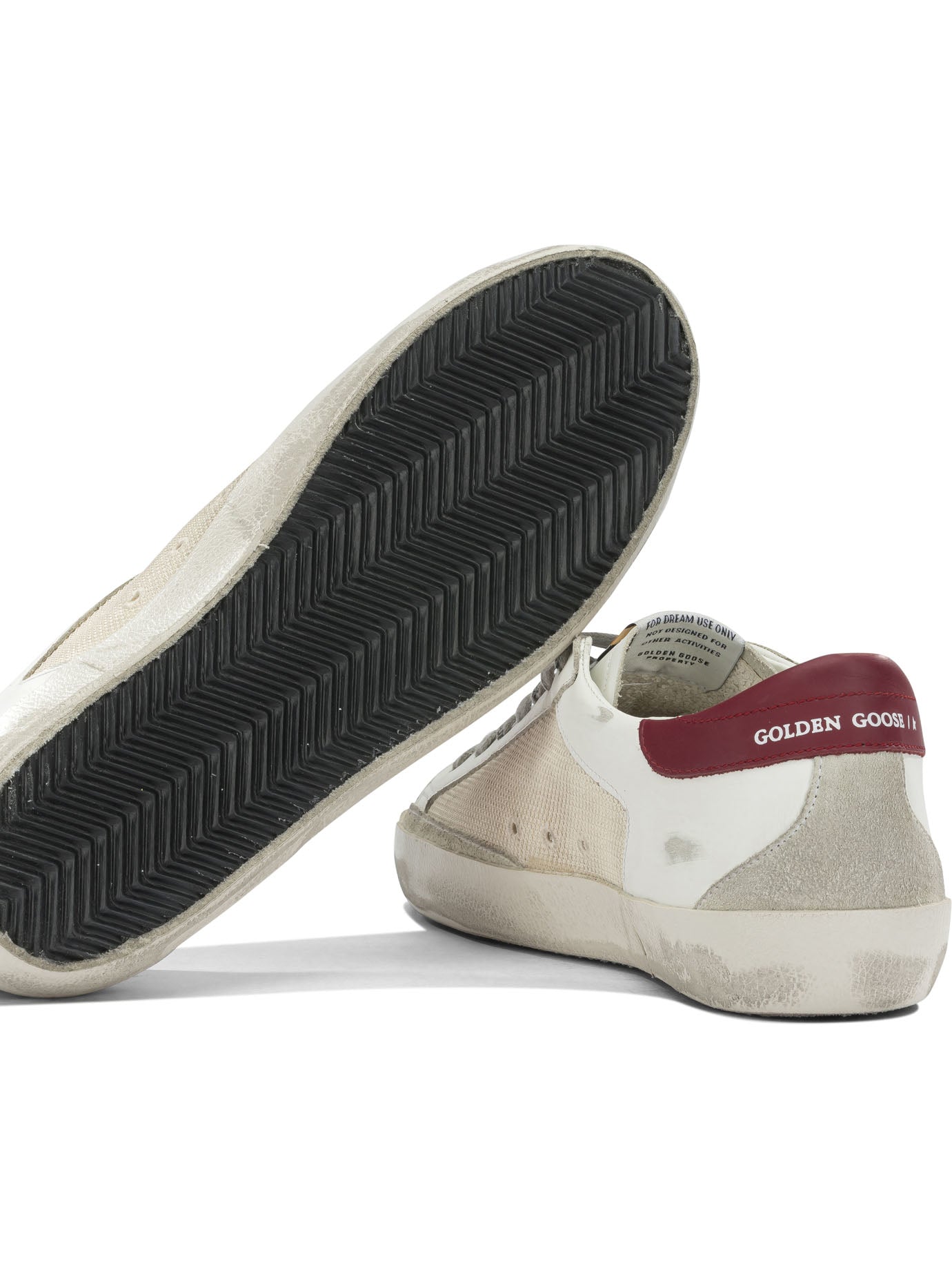 Golden Goose "Super Star Double Quarter" Low Top Sneakers