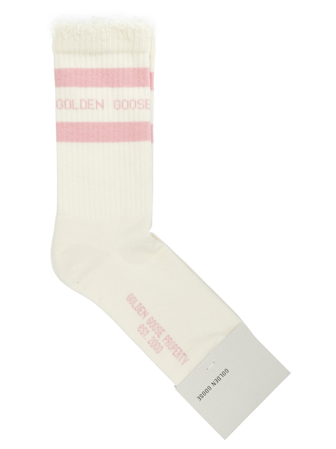 Golden Goose Distressed Sports Socks