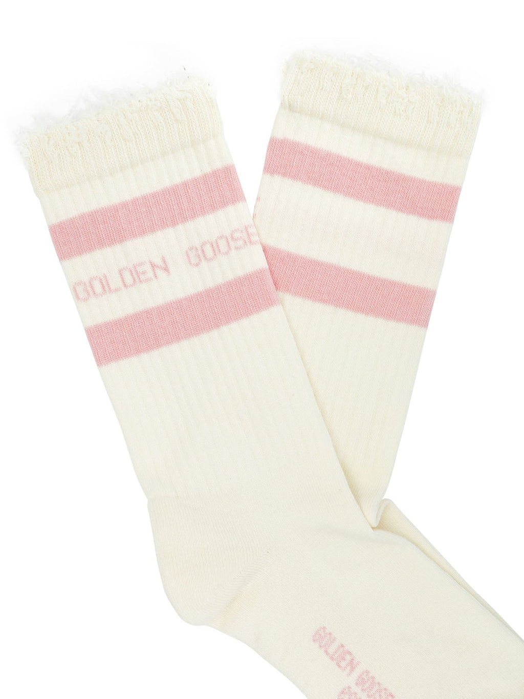 Golden Goose Distressed Sports Socks