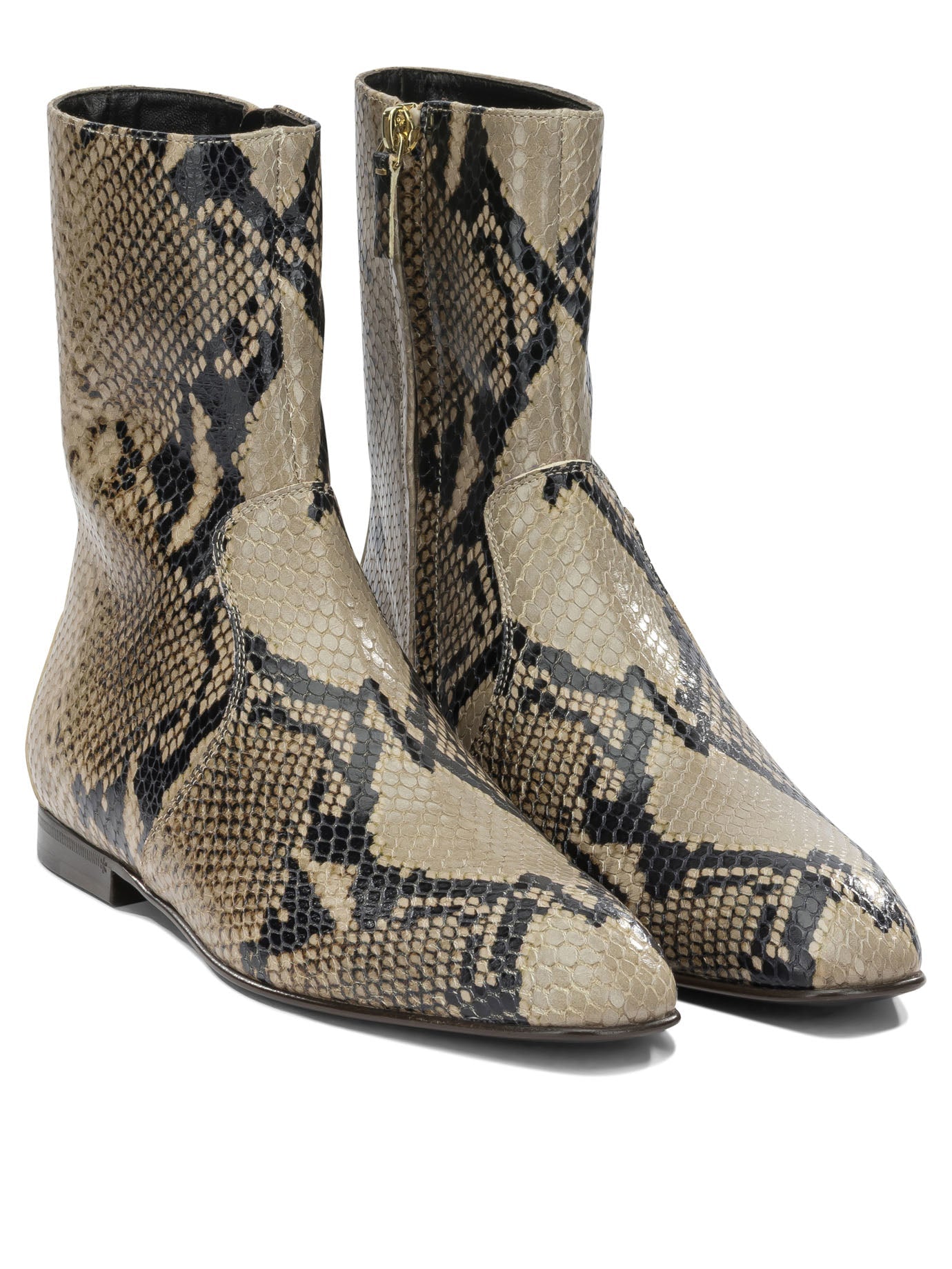 Khaite "Colt" Ankle Boots With Zipper