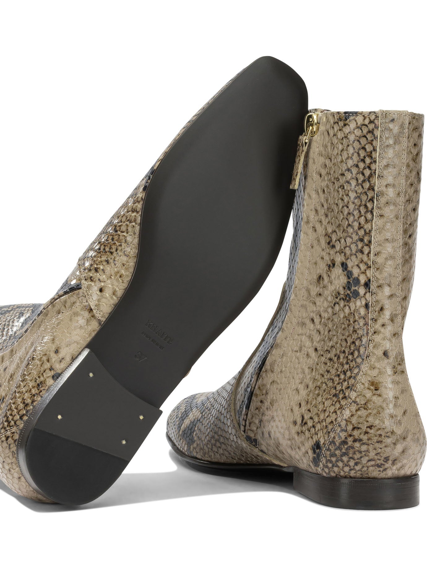 Khaite "Colt" Ankle Boots With Zipper